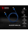 savio Kabel HDMI 2.0 dedykowany do Playstation niebiesko-czarny 3m, GCL-05 - nr 2