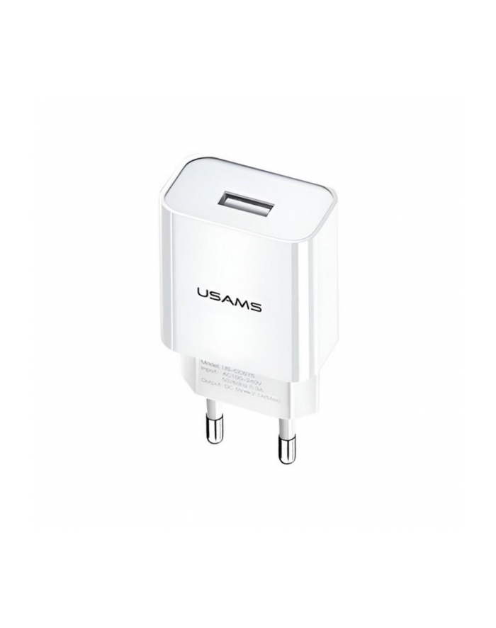 usams Ładowarka sieciowa T18 1xUSB 2,1A Head główny