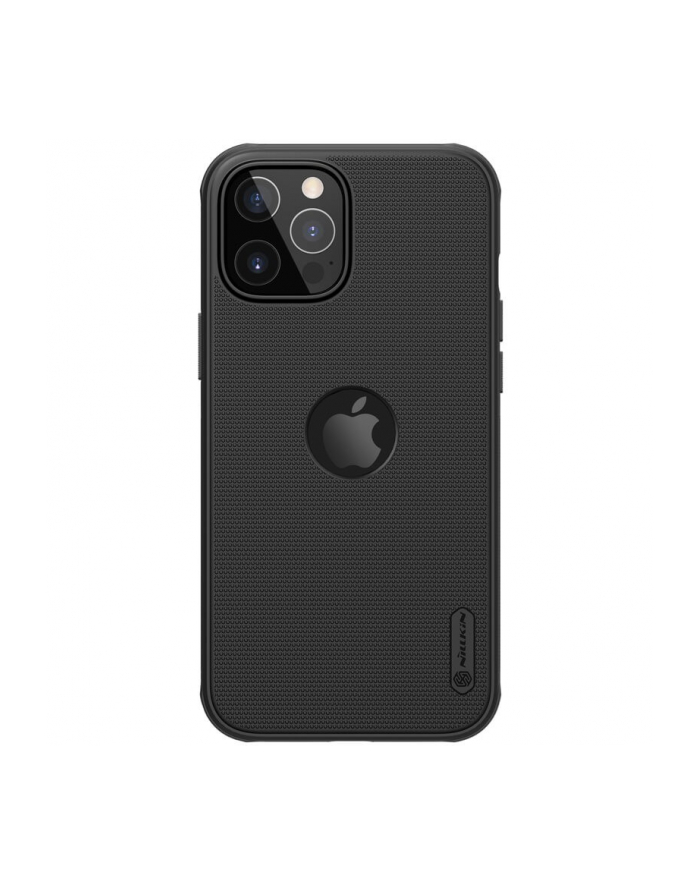 nillkin Etui Super Frosted Shield Pro Apple iPhone 12/12 Pro (Z wycięciem na logo) Czarne główny