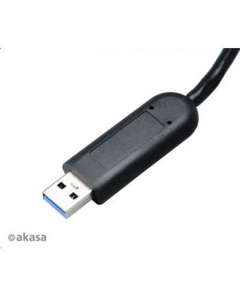 HUB USB Akasa 4x USB-A 3.0 (AK-HB-08BK)