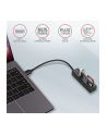 Axagon HUB USB 1x SD microSD + 3x USB-A 3.2 Gen1 (HMACR3A) - nr 4