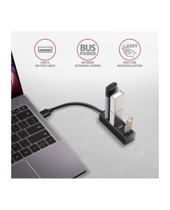 Axagon HUB USB 4x USB-A 3.2 Gen1 (HUEM1A)