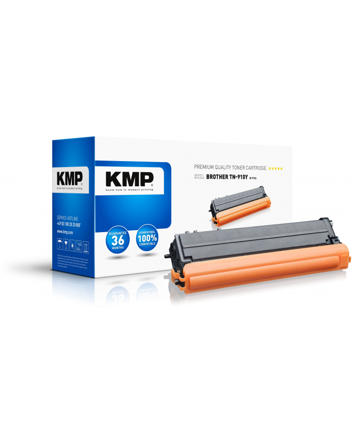 Kmp B-T124 - yellow - toner cartridge (alternative for: Brother TN910Y) - Toner laserowy Żółty (12640009) główny