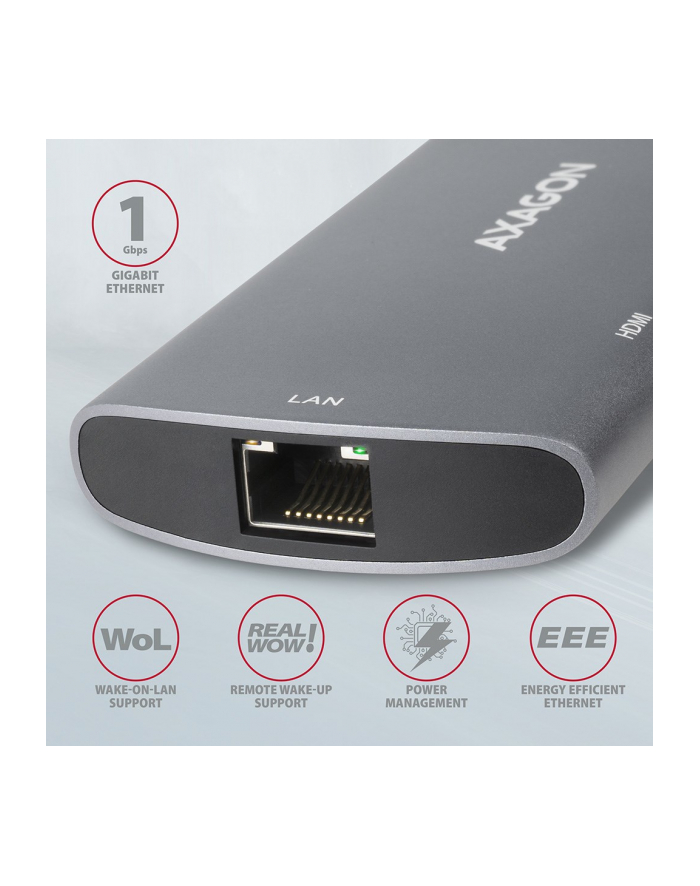 Axagon M.2 SATA - USB-C 3.2 Gen 1 (HMC6M2) główny