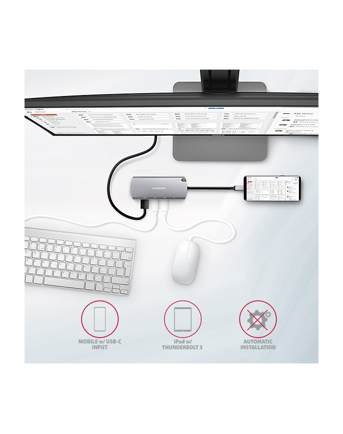 Axagon M.2 SATA - USB-C 3.2 Gen 1 (HMC6M2) główny