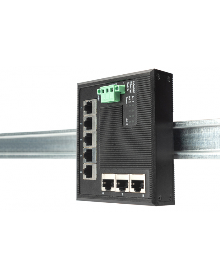 Switch Digitus DN-651127, 8 Portów, 10 / 100 / 1000 MBit/s główny
