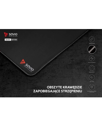 savio Podkładka pod mysz 1000x500 Black Edition Turbo Dynamic XXL