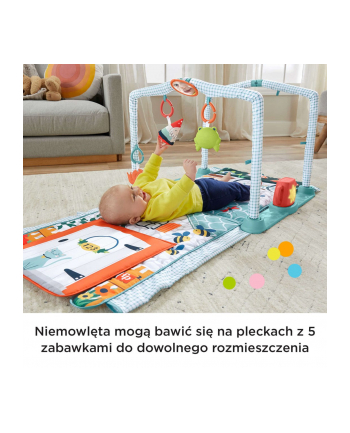 Fisher-Price Edukacyjna mata z dźwiękami Domek Odkrywcy HJK45 MATTEL