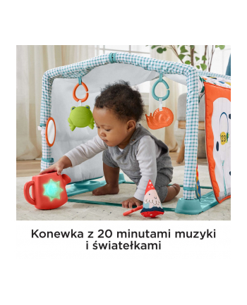 Fisher-Price Edukacyjna mata z dźwiękami Domek Odkrywcy HJK45 MATTEL