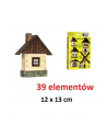 norimpex PROMO Chata drewniana do sklejania 39 elementów - nr 1