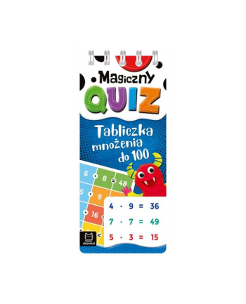 aksjomat Książka Magiczny quiz. Tabliczka mnożenia do 100. Spirala