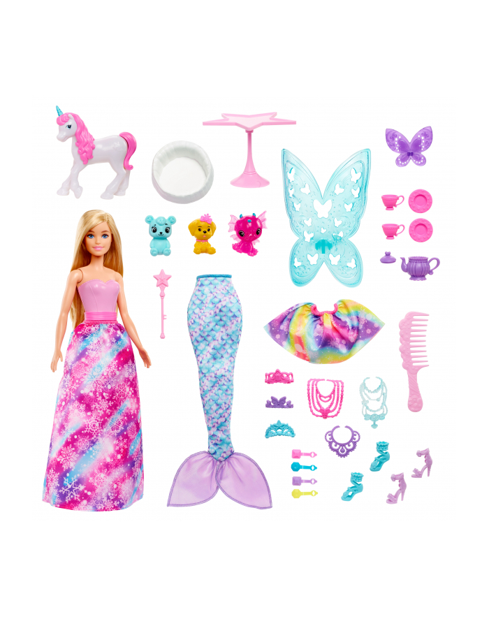 Barbie Kalendarz adwentowy Kraina fantazji HGM66 p4 MATTEL główny