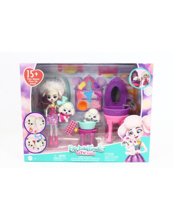 Enchantimals Salon piękności pudelków HHC20 p3 MATTEL główny