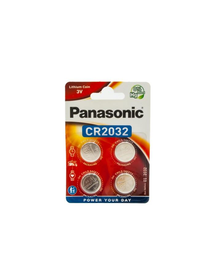 baterie Bateria Panasonic CR 2032 4sz blister / cena za blister główny