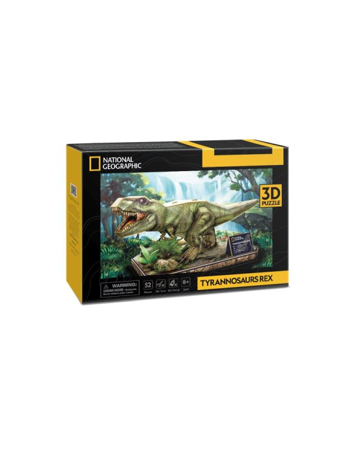 dante Puzzle 3D Tyrannosaurs Rex National Geographic DS1051 Cubic Fun główny