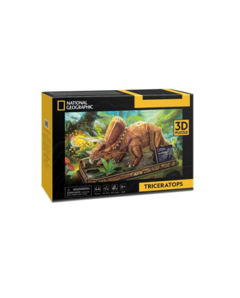 dante Puzzle 3D Triceratops National Geographic DS1052 Cubic Fun