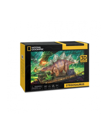 dante Puzzle 3D Stegozaur National Geographic DS1054 Cubic Fun