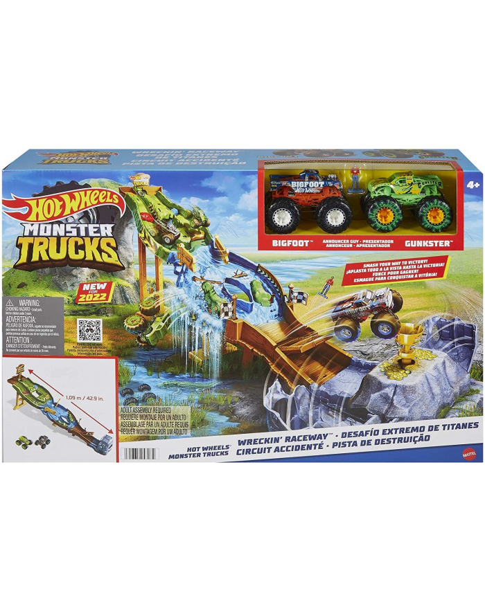 Hot Wheels Monster Trucks Tor wyścigowy Turniej Tytanów HGV12 p2 MATTEL główny