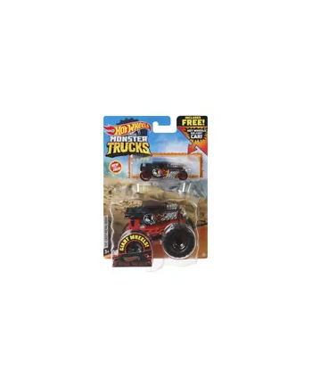 Hot Wheels Monster Trucks Pojazd 1:64 + autko GRH81 p8 MATTEL