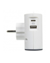 legrand Rozgałęziacz 2x2P+USB AC Biało/czarny - nr 1