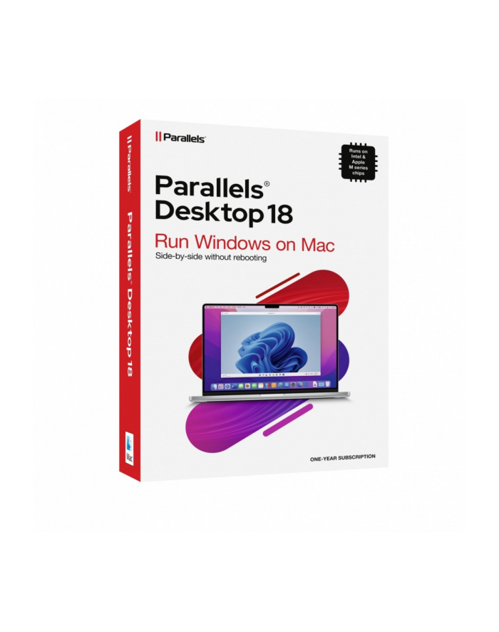 corel Parallels Desktop Agnostic Retail Box 1 rok Subskrypcja główny