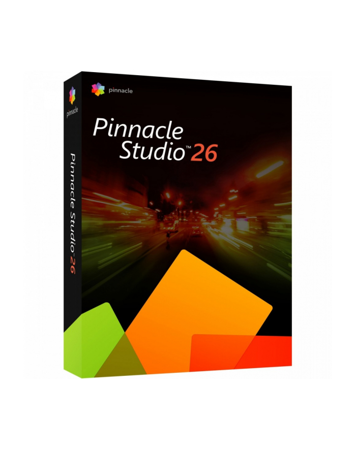 corel Oprogramowanie Pinnacle Studio 26 Standard BOX PNST26STML(wersja europejska) główny