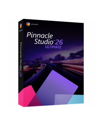 corel Oprogramowanie Pinnacle Studio 26 Ultm PL/ML Box   PNST26STML(wersja europejska)