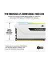 corsair Pamięć DDR4 Vengeance RGB PRO SL 32GB/3600(2*16GB) biały - nr 6