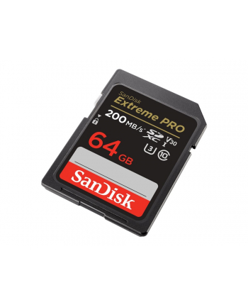 sandisk Karta pamięci Extreme Pro SDXC 64GB 200/90 MB/s V30 UHS-I U3