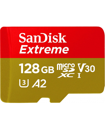 sandisk Karta pamięci Extreme microSDXC 128GB 190/90 MB/s A2 V30 U3