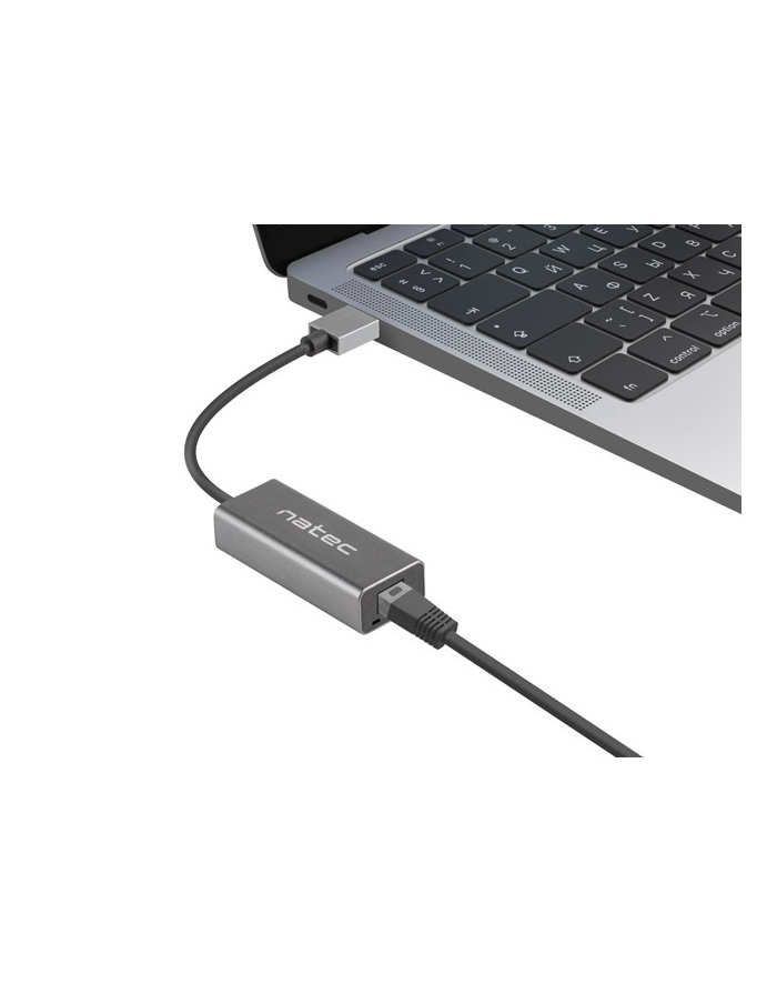 natec Karta sieciowa Cricket USB 3.0 - RJ-45 1Gb na kablu główny