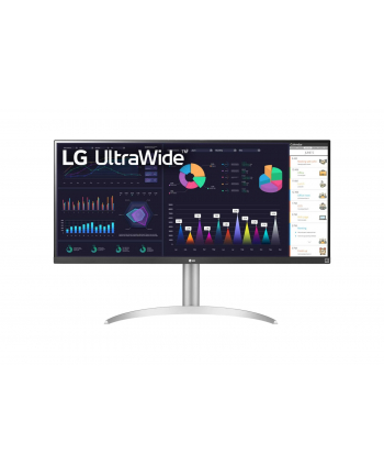 LG Electronics 34WQ65X-W monitor komputerowy 86,4 cm (34') 2560 x 1080 px UltraWide Quad HD LCD Szary