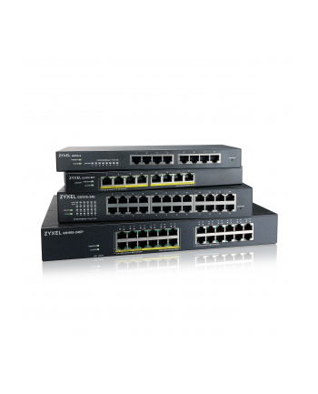 Zyxel GS1915-24E-EU0101F GS1915-24E Zarządzany L2 Gigabit Ethernet (10/100/1000) 1U Czarny