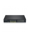 Zyxel GS1915-24EP-EU0101F GS1915-24EP Zarządzany L2 Gigabit Ethernet (10/100/1000) Obsługa PoE 1U Czarny - nr 1