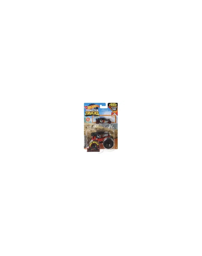 Hot Wheels Monster Trucks Pojazd 1:64 + autko GRH81 p8 MATTEL główny