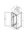 SZAFA 19  DELTA/S 27U/600x800mm stojąca TRITON - nr 19