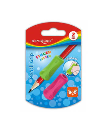 pbs connect Uchwyt ergonomiczny KEYROAD Pencil Grip 2szt blister mix kolorów