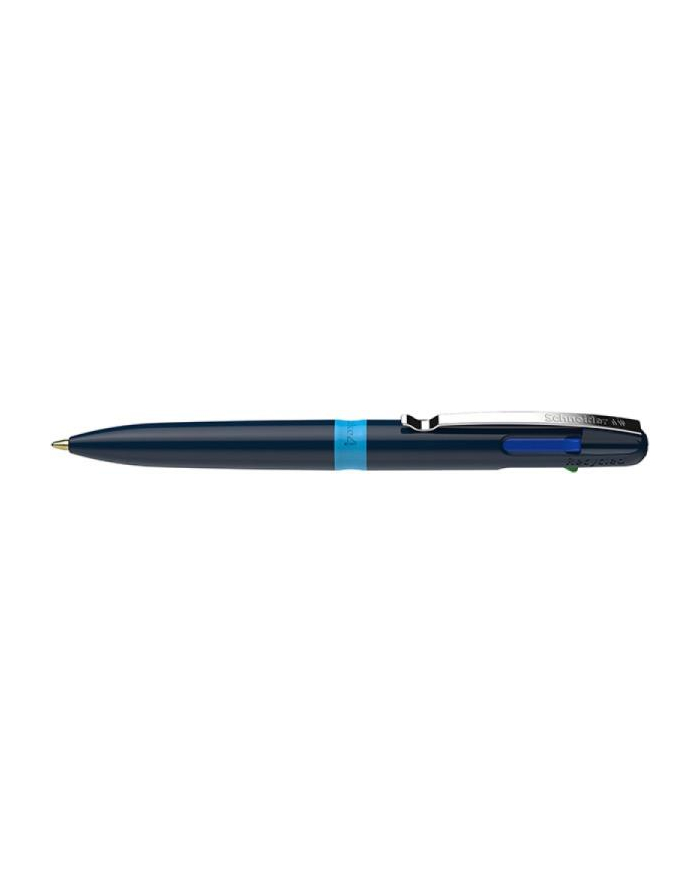 pbs connect Długopis automatyczny 4 kolorowy TAKE4 Schneider obudowa niebieska cena za 1 szt główny
