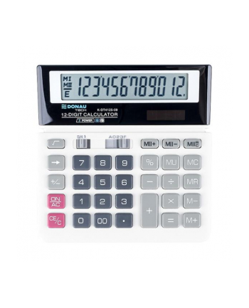 pbs connect Kalkulator Donau Tech K-DT4125 12 cyfr, funkcja pierwiastka 155x152x28mm czarny