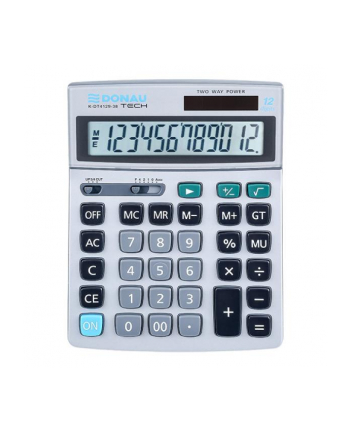 pbs connect Kalkulator Donau Tech K-DT4129 12 cyfr 210x154x37mm metalowy srebrny