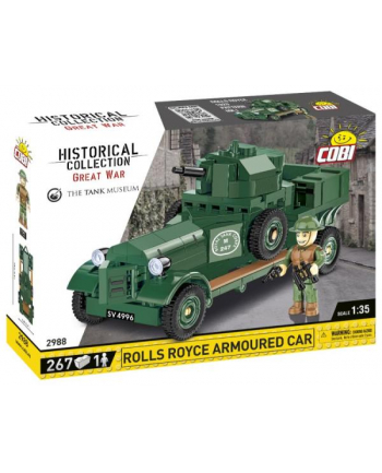 COBI 2988 Historical Collection Great War Rolls-Royce Armoured Car 1920 Pattern Mk I