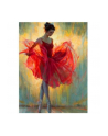 norimpex Diamentowa mozaika Baletnica w czerwonej sukience 30x40cm 7017 - nr 1