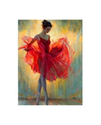 norimpex Diamentowa mozaika Baletnica w czerwonej sukience 30x40cm 7017