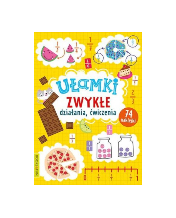 booksandfun Książeczka Ułamki zwykłe. Działania, ćwiczenia