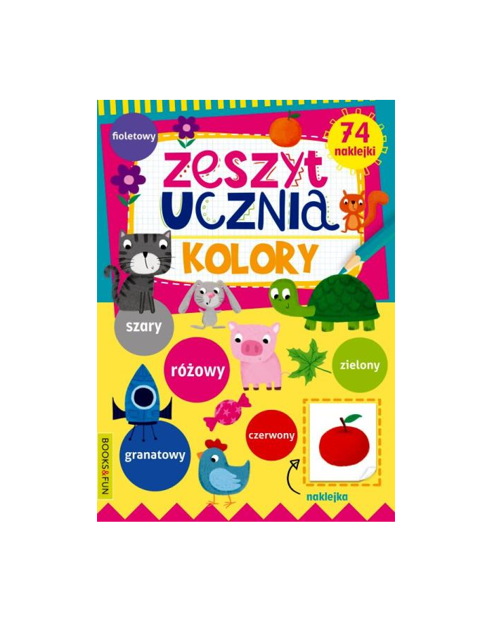 booksandfun Książeczka Zeszyt ucznia Kolory główny