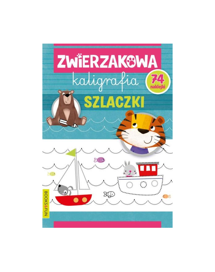 booksandfun Książeczka Zwierzakowa kaligrafia. Szlaczki główny
