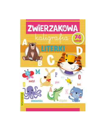 booksandfun Książeczka Zwierzakowa kaligrafia. Literki