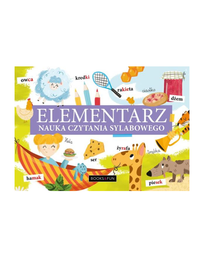 booksandfun Książeczka Elementarz. Nauka czytania sylabowego główny