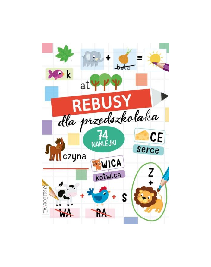 booksandfun Książeczka Rebusy dla przedszkolaka główny