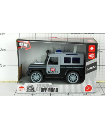 dromader Jeep Policja światło, dźwięk w pudełku 1287221